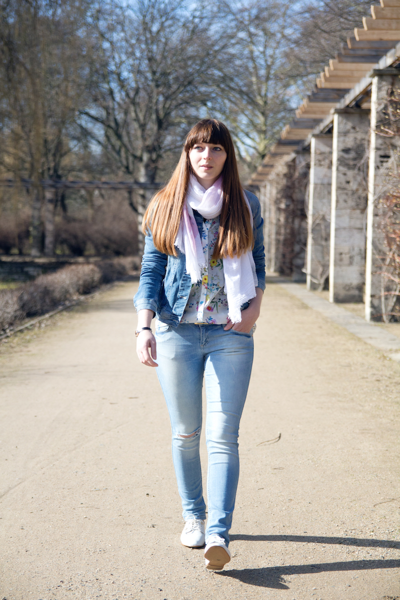 time for spring, denim on denim, outfit, styleblogger